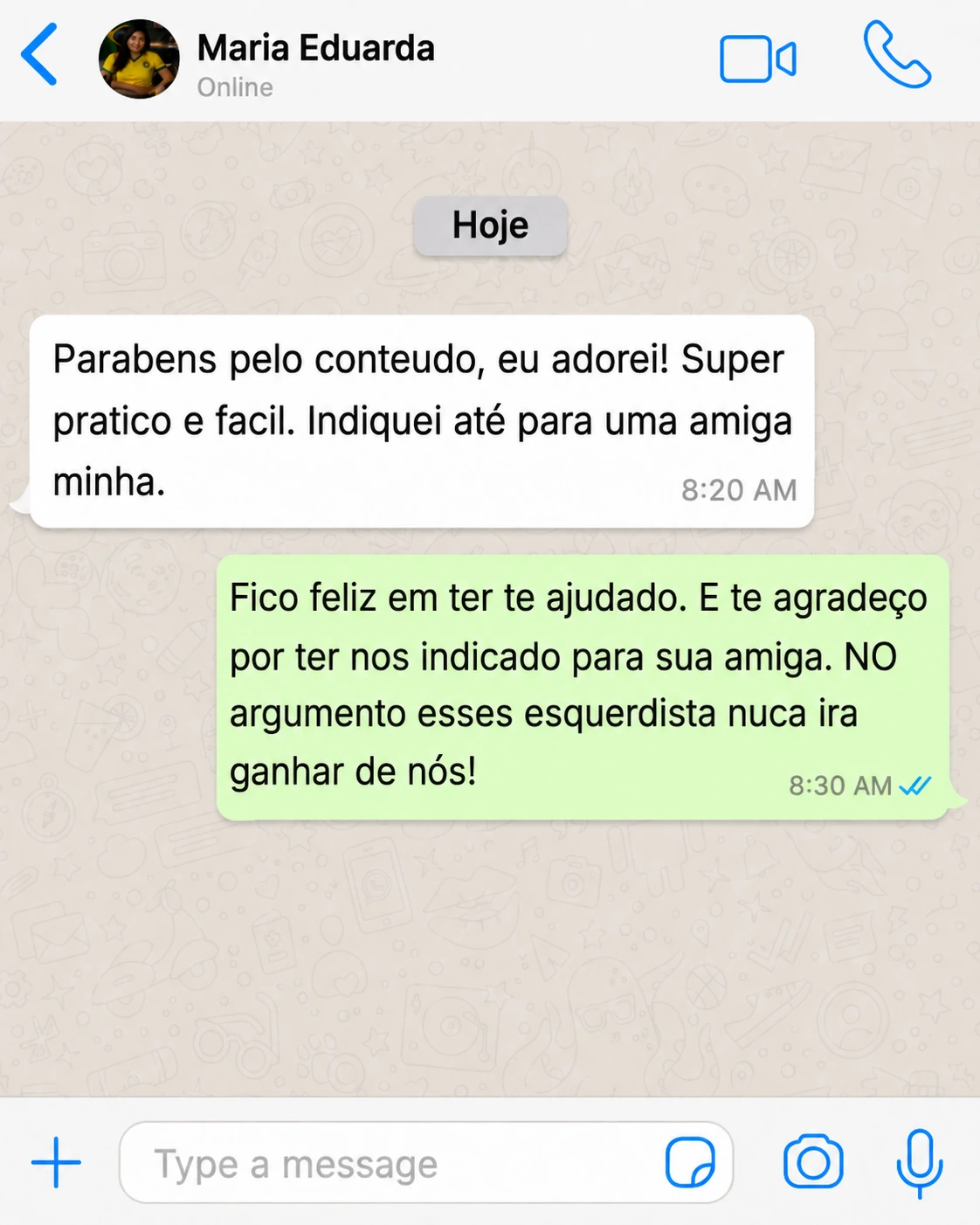 Depoimento 1